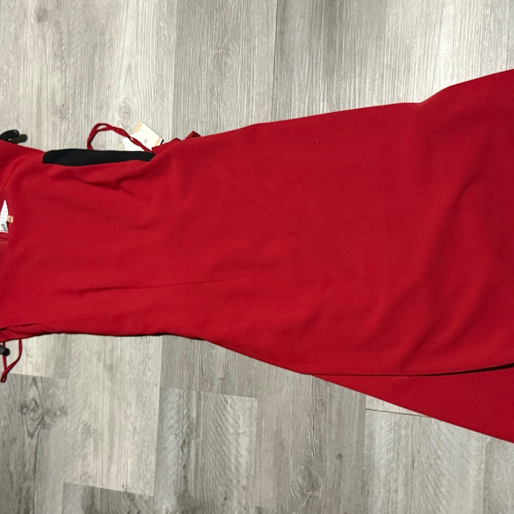 Kasper Red Sleeveless Dress